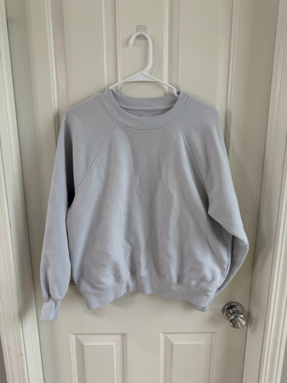 Abercrombie & Fitch Light blue Crewneck Sweatshirt